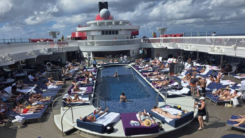 larger pool area