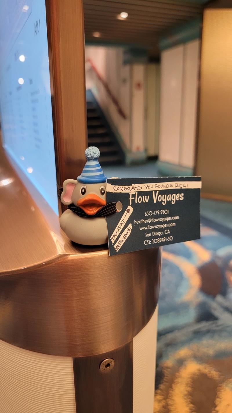 cruise duck on carnival radiance