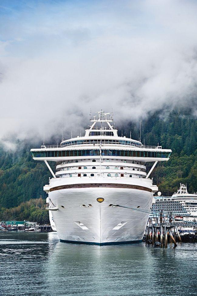 ruby princess cruise ship in juneau alaska