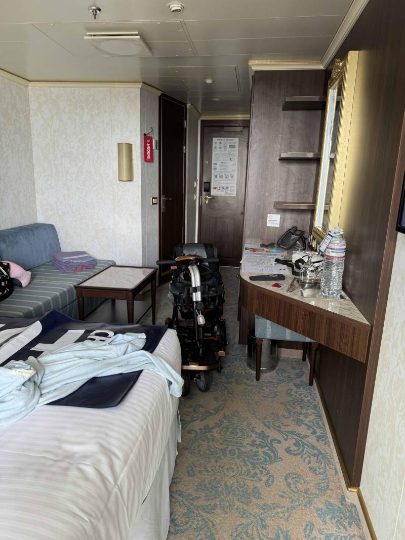 scooter in stateroom on carnival venezia