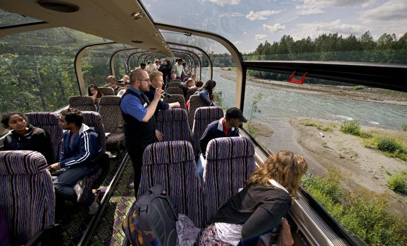 mckinley explorer train in alaska photographer andy newman