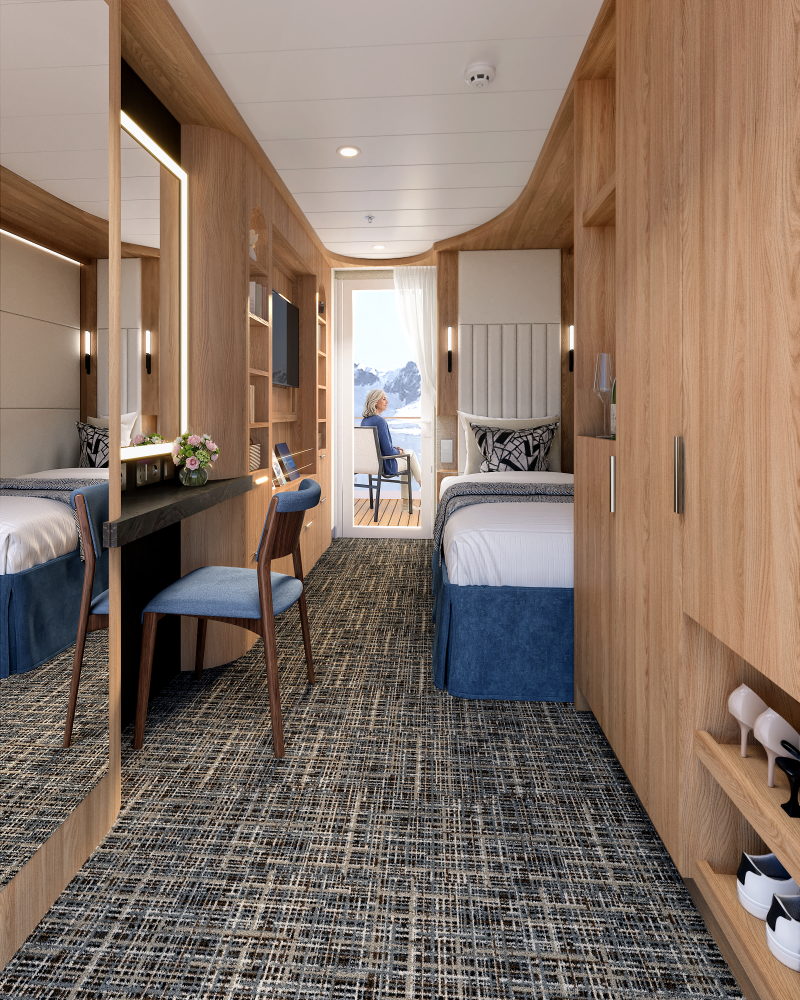 holland america line solo cabin rendering