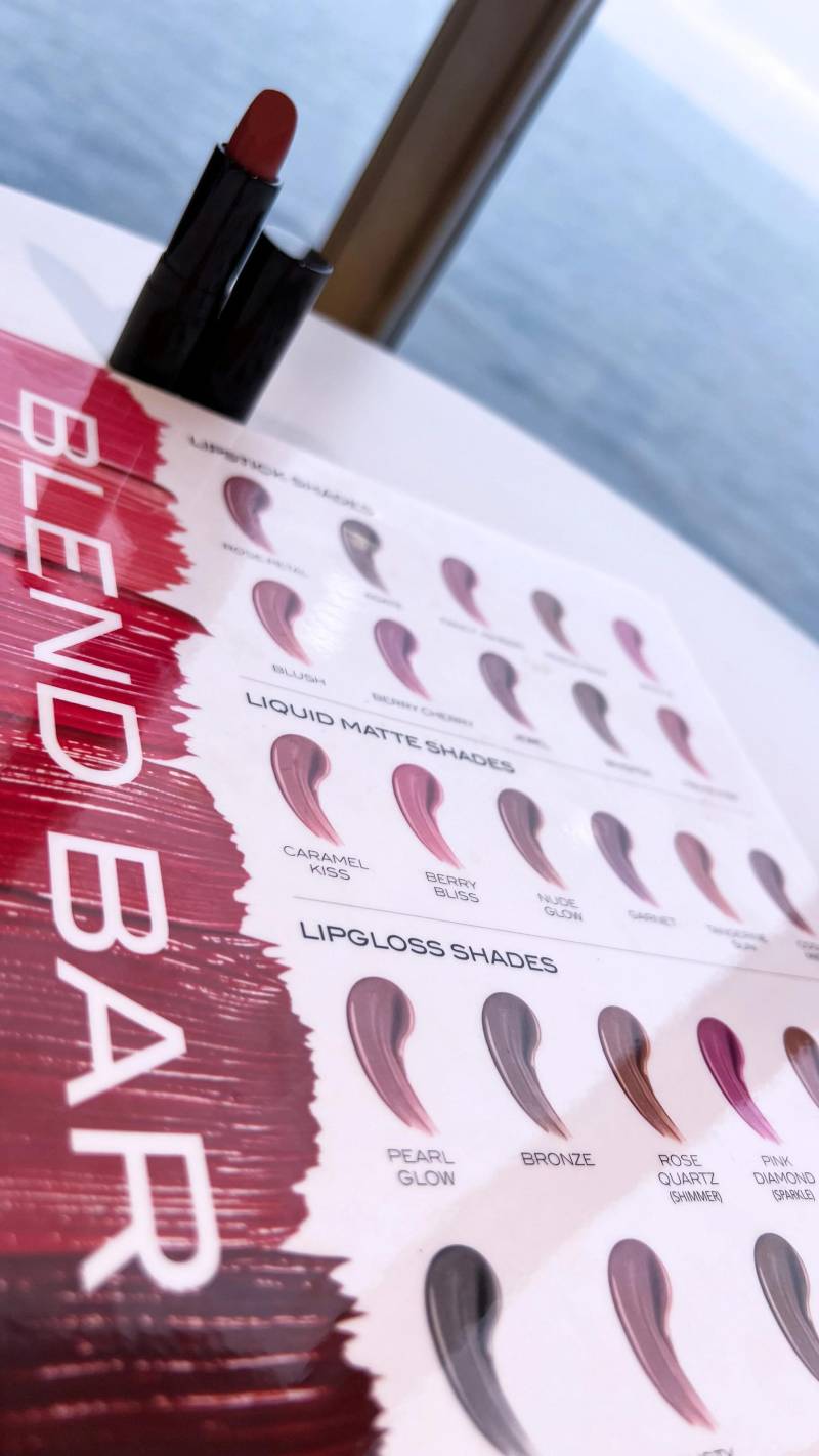Holland America Line Debuts First-Ever Lipstick Blending Bar at Sea