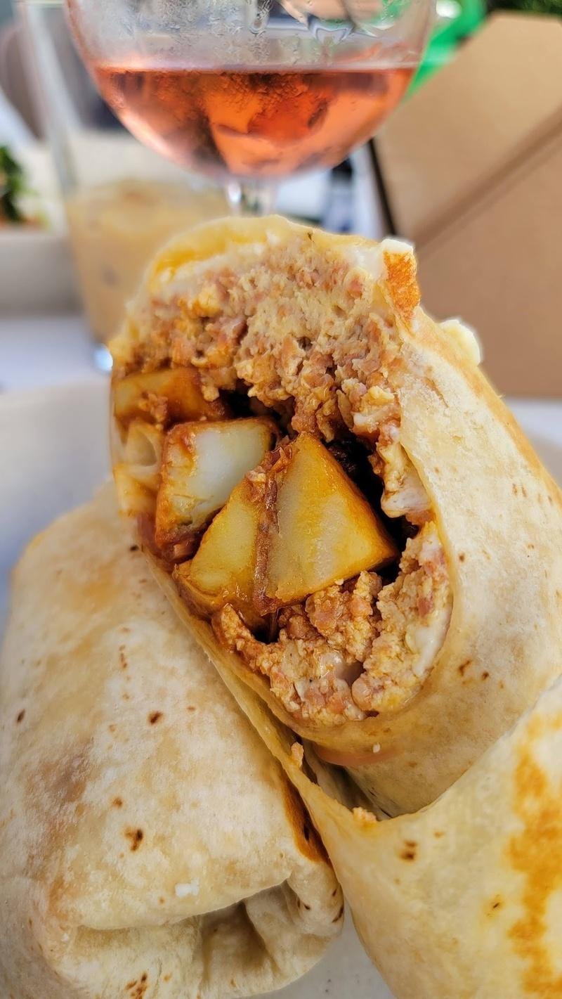 chorizo breakfast burrito