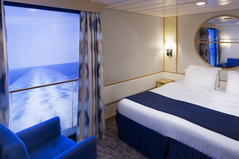 Virtual Balcony Inside Stateroom on Navigator of the Seas cruise ship
