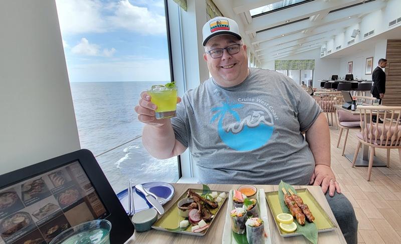 james at food republic on norwegian encore