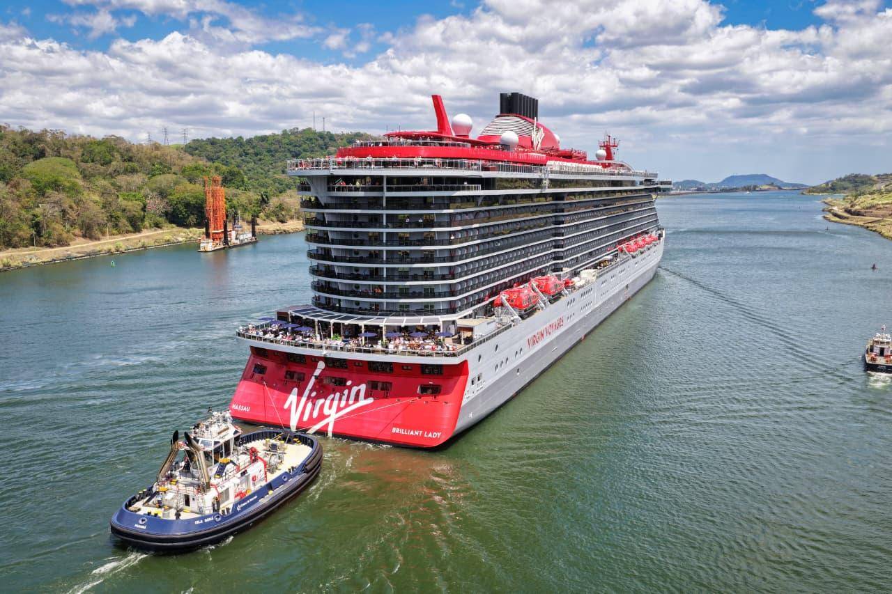 Virgin Voyages Brilliant Lady Panama Canal Crossing