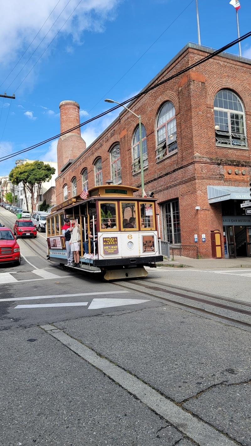 riding cable cars in san francisco