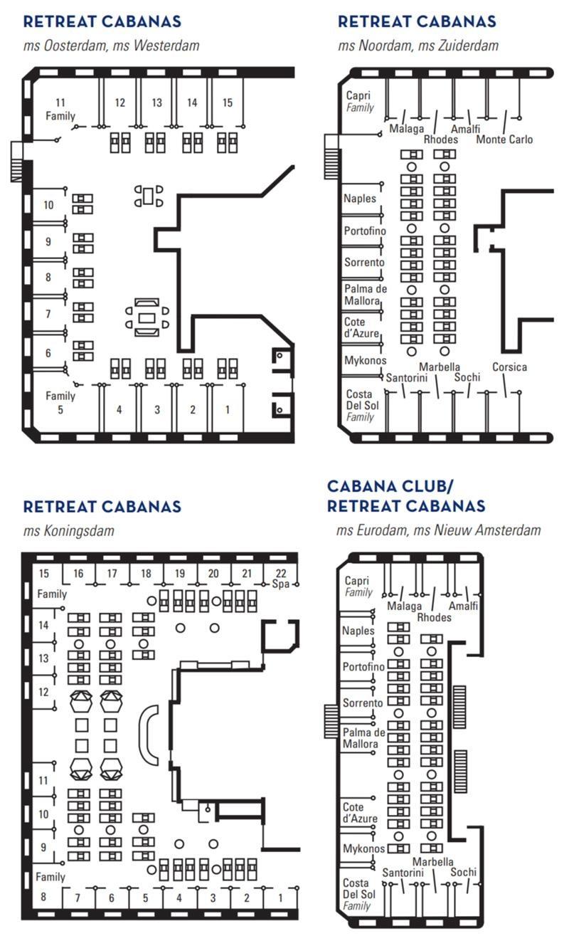 Holland America Line's Retreat Cabanas Are The Best Deal At Sea For