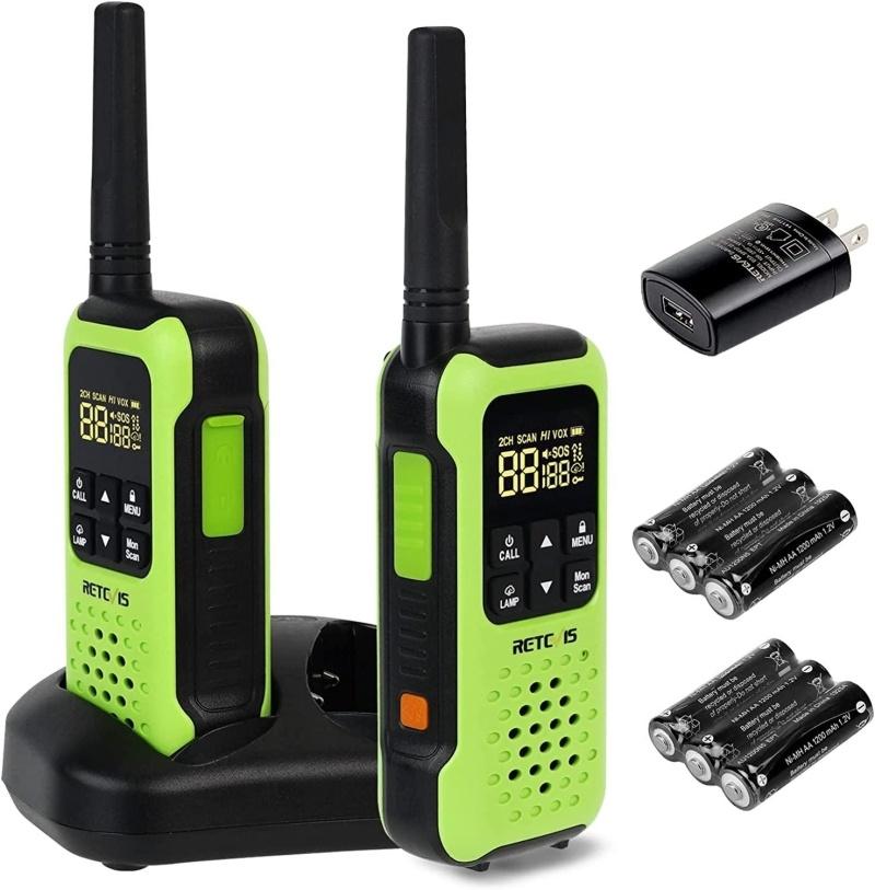retevis waterproof floating walkie talkies for use on a cruise ship