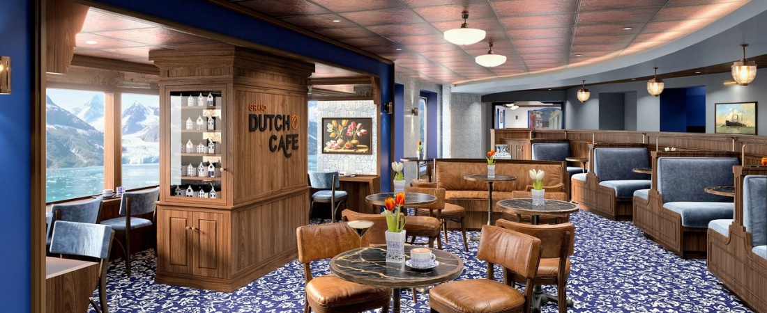 Holland America Line's $500M Evolution Ship Upgrade Adds Solo Verandahs and Dutch Café