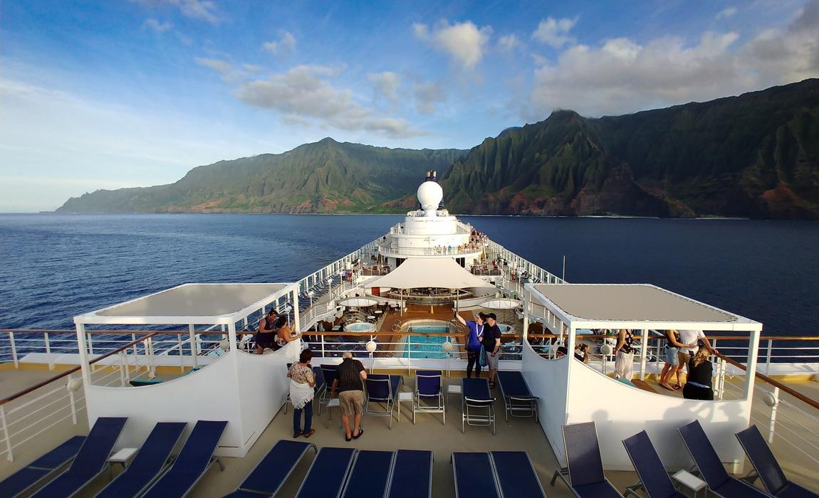 Pride of America Hawaii cruise - Napali Coast Scenic Cruising