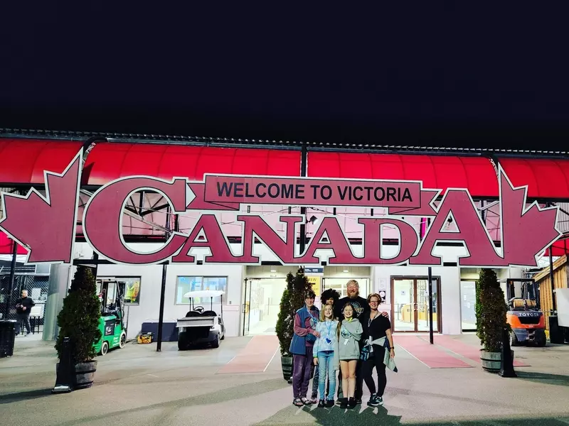 family at victoria port