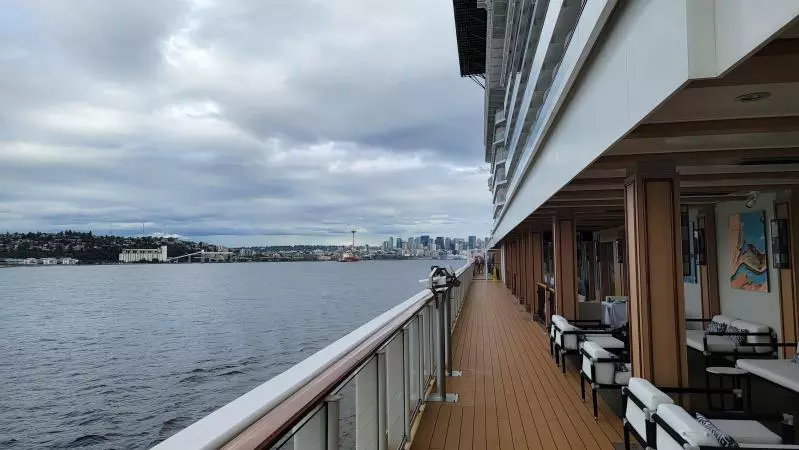 leaving seattle on an alaska cruise with norwegian encore