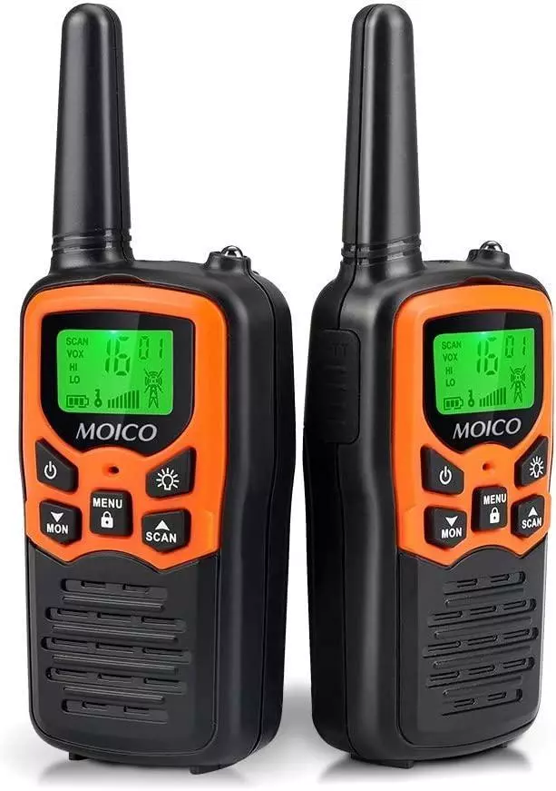 moico long range walkie talkie with led flashlight for your next cruise vacation