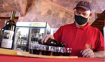 wine tasting a Casa Dona Lupe in Valle de Guadalupe Ensenada, Mexico