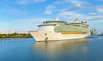 How fast does a cruise ship go during a cruise?