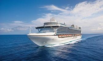 Crown Princess cruise ship sails from Los Angeles in summer 2021