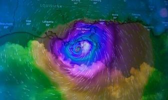 hurricane ida winds map 2021