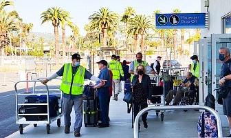 luggage porters at port of los angeles